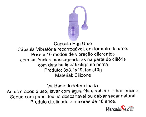 Massageador Elétrico Bullet Sem Fio Usb 10 Vibrações