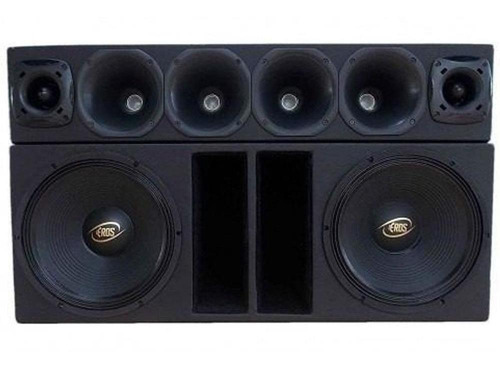 Caixa Trio Woofers Eros E-12lc + Drivers E Tweeters