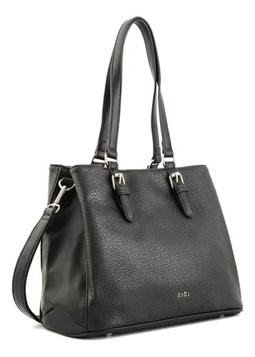 Cartera Dos Asas Mediana Marit Negro