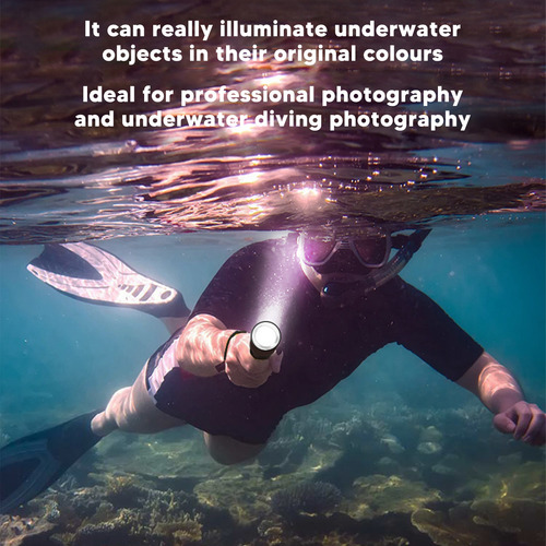 Linterna De Buceo Led Profesional 5000lm