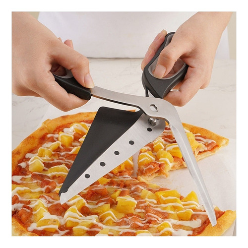 .. Lazhu 2 En 1 Pala For Pizza Tijeras Impermeables Corte