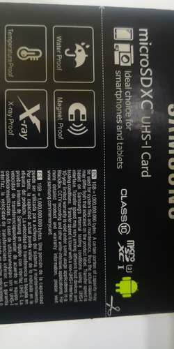 Tarjeta Mb-mc256ga/eu Evo Plus Con Adaptador Sd 256gb (Usado)