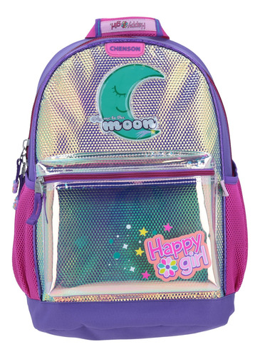 Mochila Chenson Para Niña Happy Girl Escolar Primaria Hg64554-i