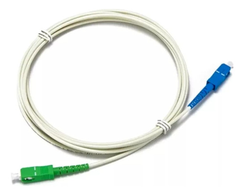 Kit 10 Jumper Fibra Optica Sc Apc - Sc Upc Modem Telmex 2m