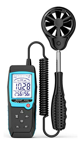 Medidor De Velocidad De Viento H12 Con Sensor Extendido, Tem
