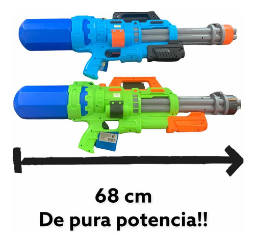 Tira Agua Extra Grande Terrible Cañon Pistola Arma Quest Lo+