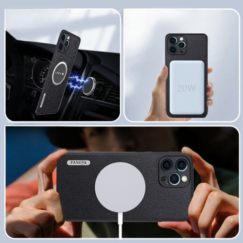 Funda For Vivo V50e Pro Lite Cuero Liso Magnético