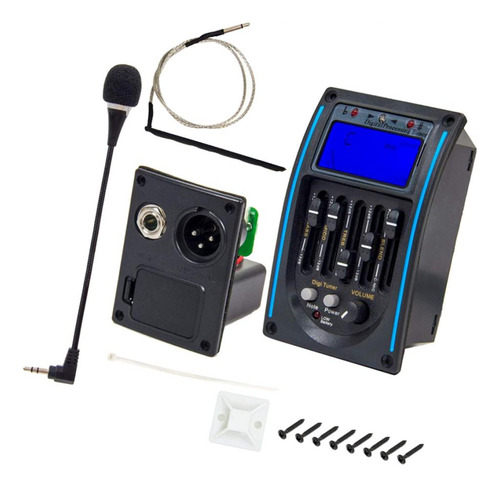 Equalizador Guitarra Acústica Piezo Captador