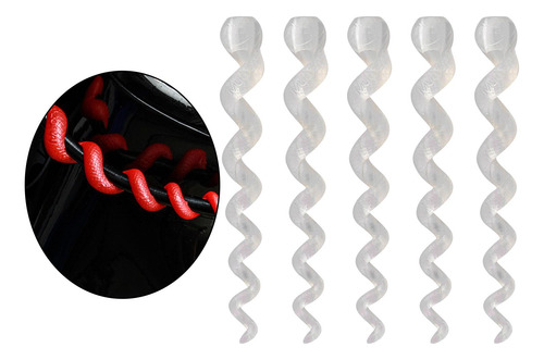 2 X 5x Cable De Bicicleta Funda De Goma Durable Suave 5x