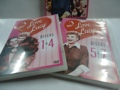 Box Dvds Seriado I Love Lucy - Primeira Temporada - 7 Discos (Usado)