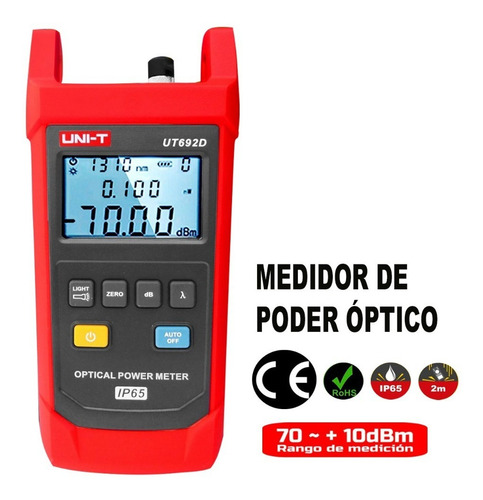 Medidor De Potencia Óptica Ut692d Uni-t