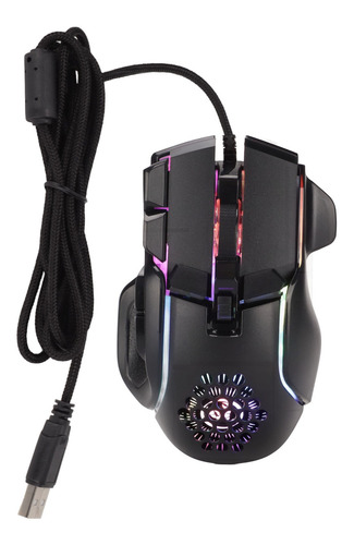 Mouse De Ordenador Con Cable Mecánico, 13 Efectos Rgb, Nivel