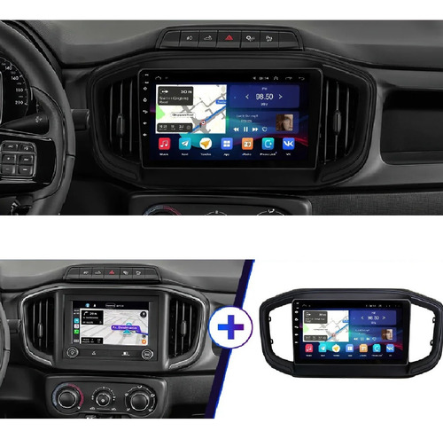 Multimídia Android Fiat Strada 2021-22 6/64gb Octacore 4g