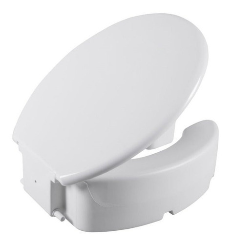 Assento Especial Para Vaso Sanitário Elevado 13cm - Astra Cor Branco