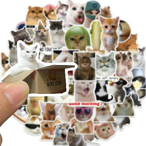 Pegatinas De Gato, 50 Pegatinas Lindas De Meme De Gato Para 