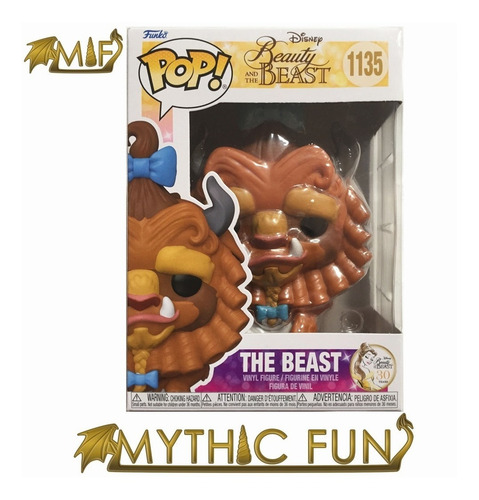 Funko Pop Disney - The Beast 1135 (Usado)