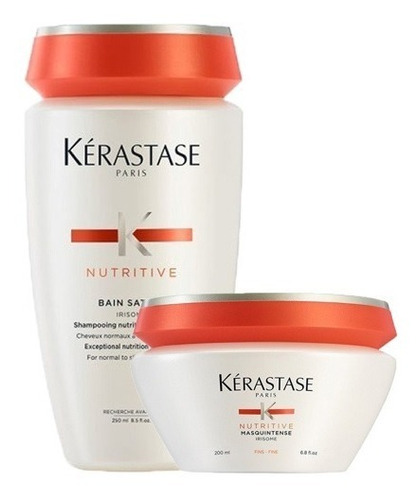 Pack Nutritive Bain Satin 1 + Masquinsten Fins Kerastase