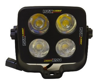 Faro Led Maxlight Solstice Cuadrado 4 15º Negro By Visionx