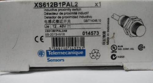 Sensor De Proximidad Inductivo Xs612b1pal2 Telemecanique