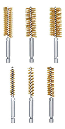 Cepillos De Impacto De Taladro De Acero Limpiador Tubo Cobre