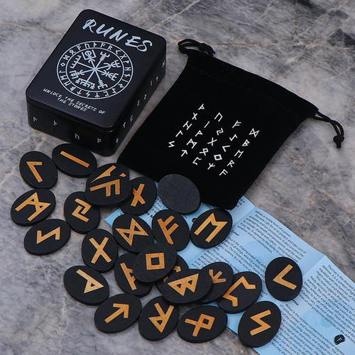 Conjunto De Runas De Bruja Runas Vikingas Herramientas De Ad