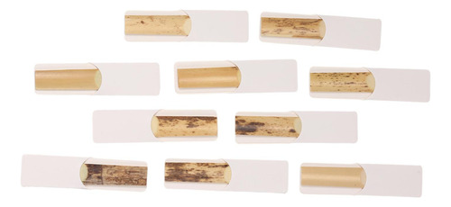 10 Piezas De Lengüetas De , Punta De Lengüeta Más