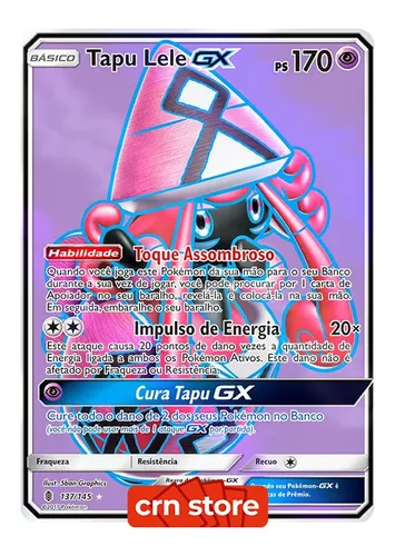 Tapu Bulu Tapu Fini Tapu Koko Tapu Lele Com Lote 100 Cartas