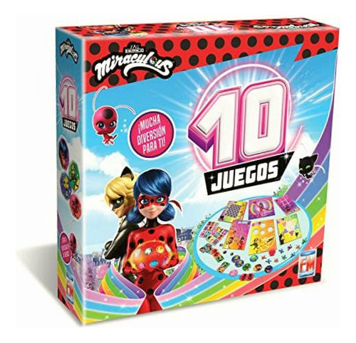 Juego De Mezafotorama 10 Juegos Lady Bug|
