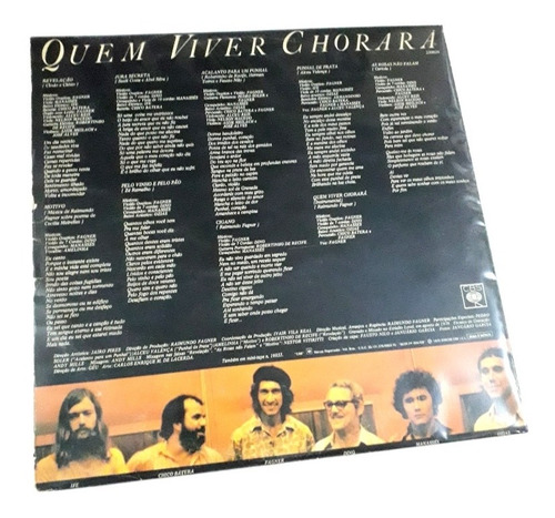 Lp Raimundo Fagner Eu Canto Quem Viver Chorará(raro)!!! (Usado)