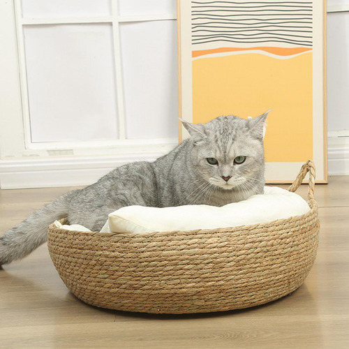Cesta Para Cama De Gato, Rascador Para Gatos, Cama 40cmx14cm