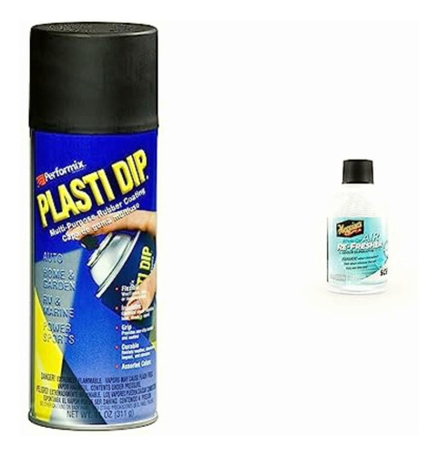 Dko Plasti Dip 11203-6 Negro Spray, 1 Unidad + Meguiar's