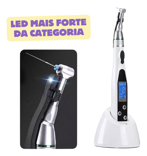 Motor Endodontia Rotatório Reciprocante Sem Fio Com Led