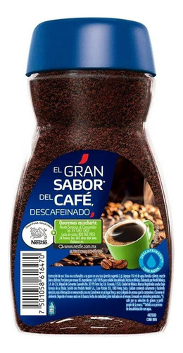 Café Soluble Nescafé Decaf Descafeinado 170 G (2 Frascos)