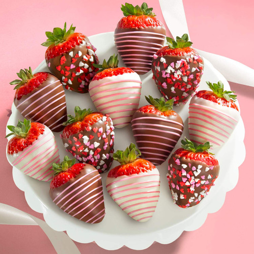 Fresas Cubiertas De Chocolate Para San Valentín