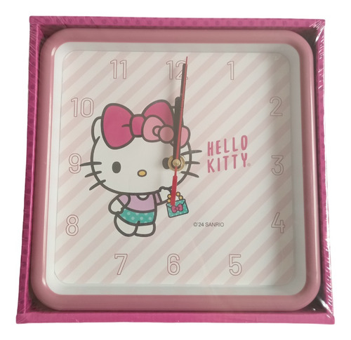 Reloj De Pared Original Sanrio Gatita Hello Kitty 2 Modelos