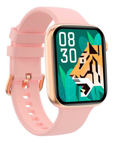 Smartwatch Teros Rosa Gold 1.78' Amoled Táctil Ip68, Te-8080