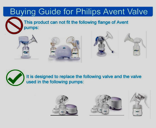 Imagen 3 de 6 de Valvula Para Extractor Manual Avent Comfort Repuesto