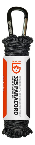 Gear Aid 325 Paracord Y Mosquetón, Cable De Utilidad Para Ac