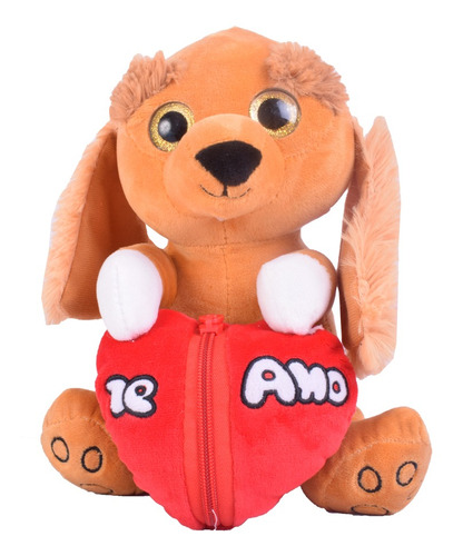 Perritos De Peluche Con Corazón 25 Cm Phi Phi Toys