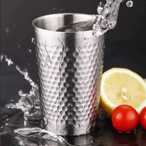 3 Uds Vasos De Acero Inoxidable Para Cerveza 450ml