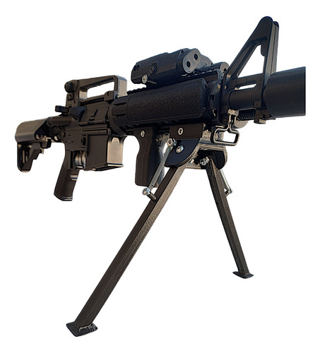 Bipode Plegable Baston De Tiro Para Riel Picatinny Airsoft