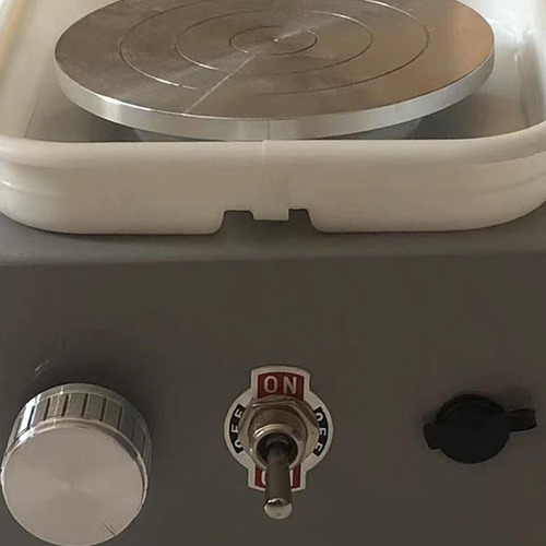 Roda De Cerâmica Elétrica Para Fabricação De, Cinza