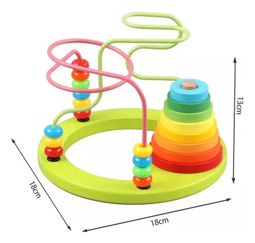 Laberinto Y Torre Juego Didáctico For Estimulación Temprana