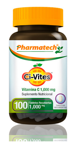 Vamina C 1000mcg Pharmatech 100 Tabletas