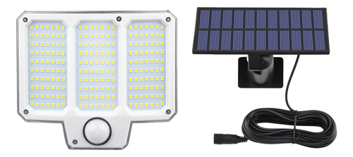 Sensor De Movimiento Led Solar De 300 Lm Con Control Remoto,