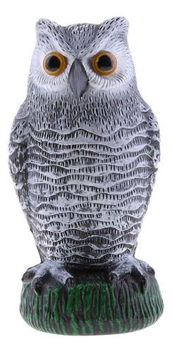 Garden Yard Scarer Decoy White Gray 26x13x11cm