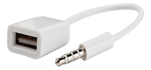F 3.5mm Macho Conector Auxiliar De Audio Mp3 Para Usb 2.0