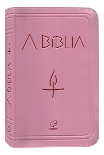 A Bíblia - Zíper Rosa, De Paulinas Editora. Editorial Paulinas, Capa Mole Em Português
