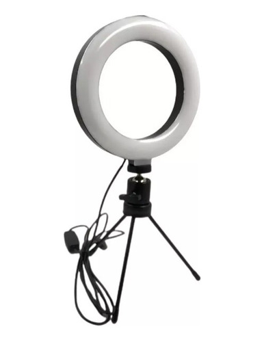 Ring Light 16cm De Mesa Led Tripé