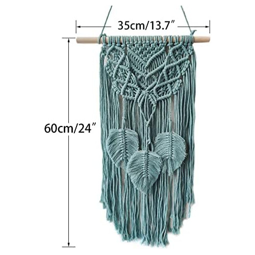 Tapiz De Pared Tejido De Macramé, Decoración De Hogar...